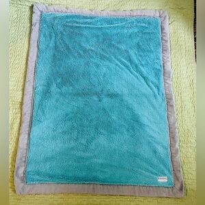 Saranoni Baby Blanket – Plush Blue & Gray – 100x77 cm – Ultra Soft